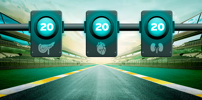 20 – 20 – 20 – grünes Licht bei T2D, HI und NI 