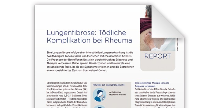 Sonderpublikation – Lungenfibrose: Tödliche Komplikation bei Rheuma
