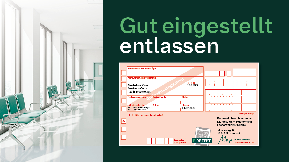 Gut eingestellt entlassen