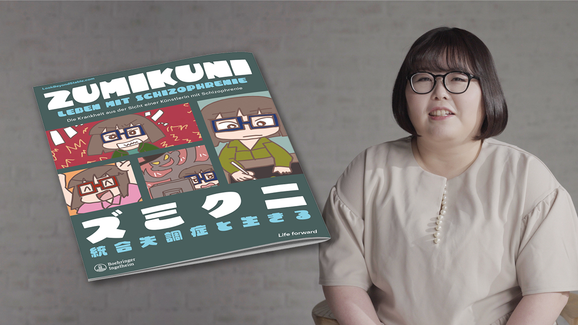 Abbildung eines Manga und der Künstlerin