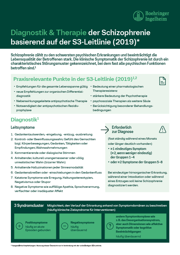 Vorschau zum PDF Zusammenfassung der S3-Leitlinie