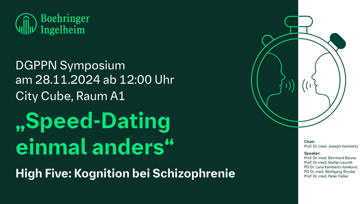 DGPPN-Kongress 2024 Speed Dating einmal anders