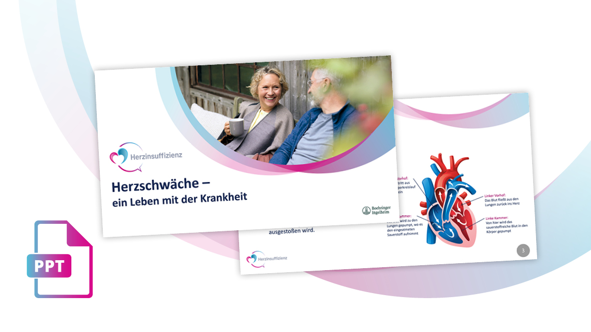 Vorschau Slideset: Herzschwäche – ein Leben mit der Krankheit