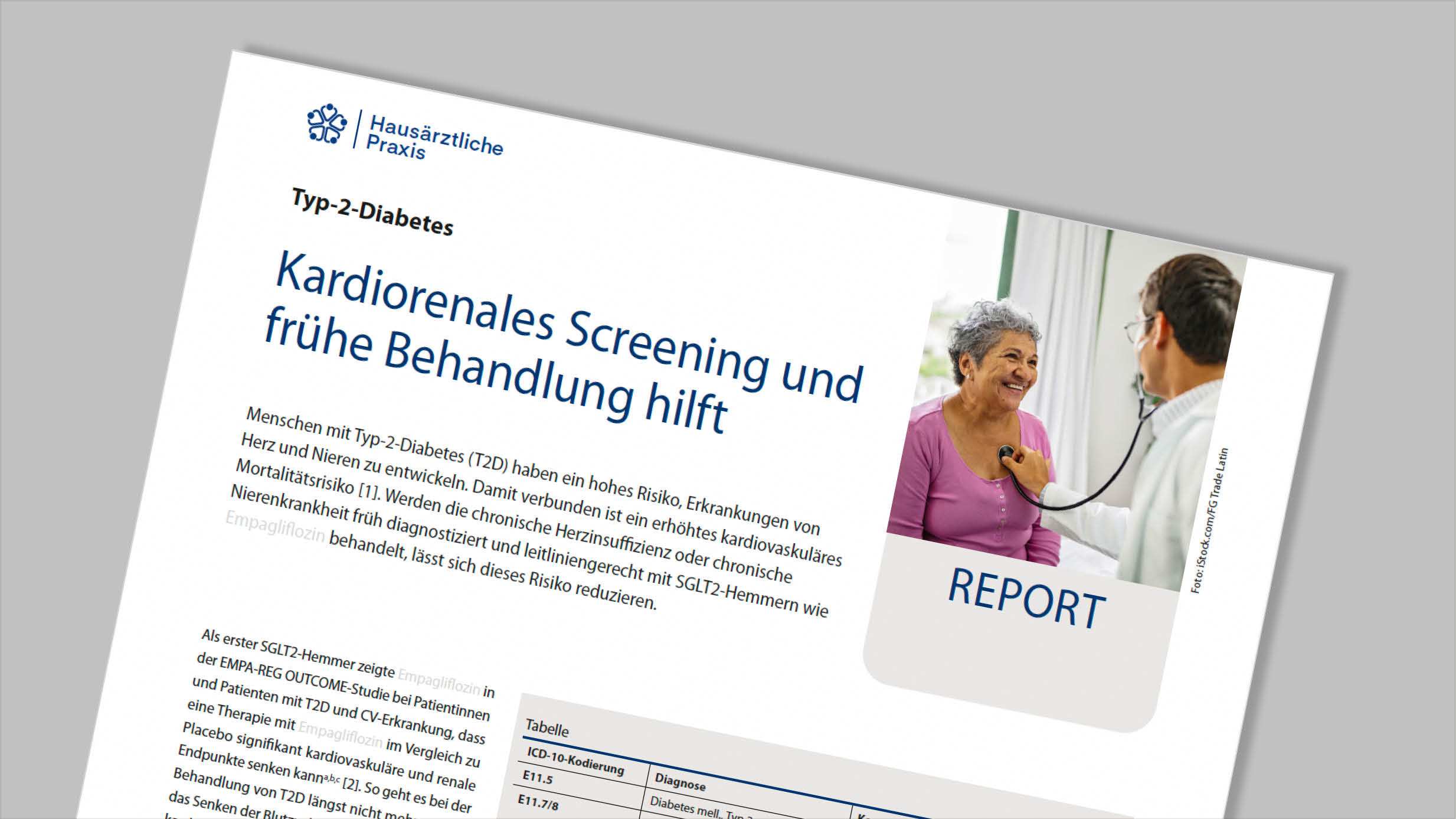 Vorschau: Sonderpublikation T2D: Kardiorenales Screening und frühe Behandlung hilft