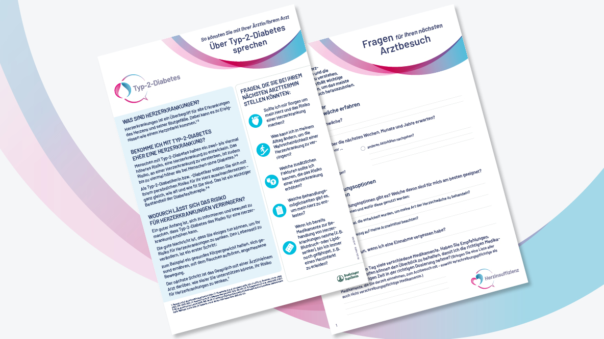 Gesprächsunterlagen für Ihre Patientinnen und Patienten