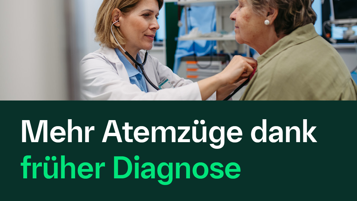 Mehr Atemzüge Dank früher Diagnose bei Lungenfibrose