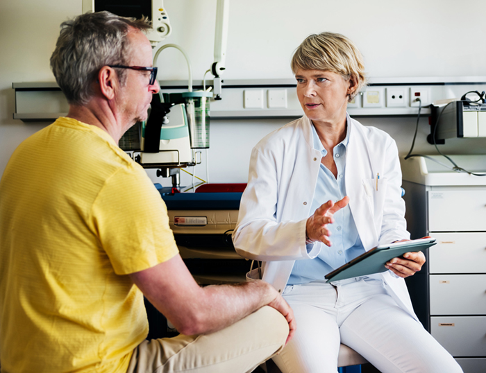Im Arzt-Patienten-Gespräch strukturiert ILD-Patientendaten erheben