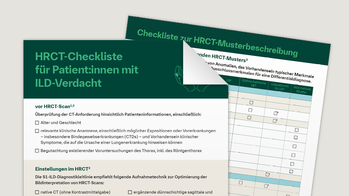 ILD-Diagnostik optimieren: HRCT-Checkliste inkl. Musterbeschreibung