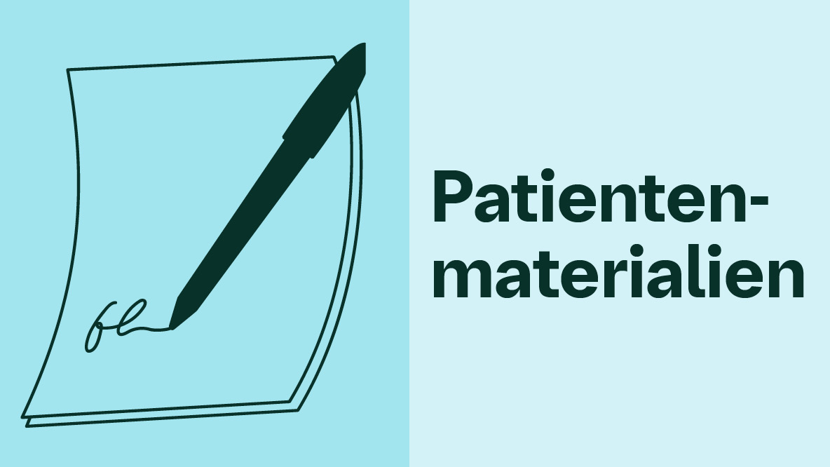 Materialien für die Therapie der Lungenfibrose – hier für Patient:innen kostenlos bestellen oder herunterladen